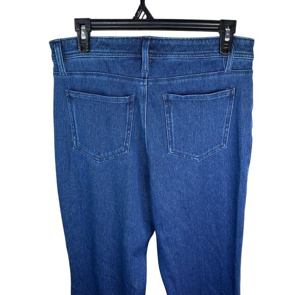 Coldwater Creek Classic Fit Jeans Stretchy High Rise Denim Size 8 Dark Wash - Picture 8 of 9